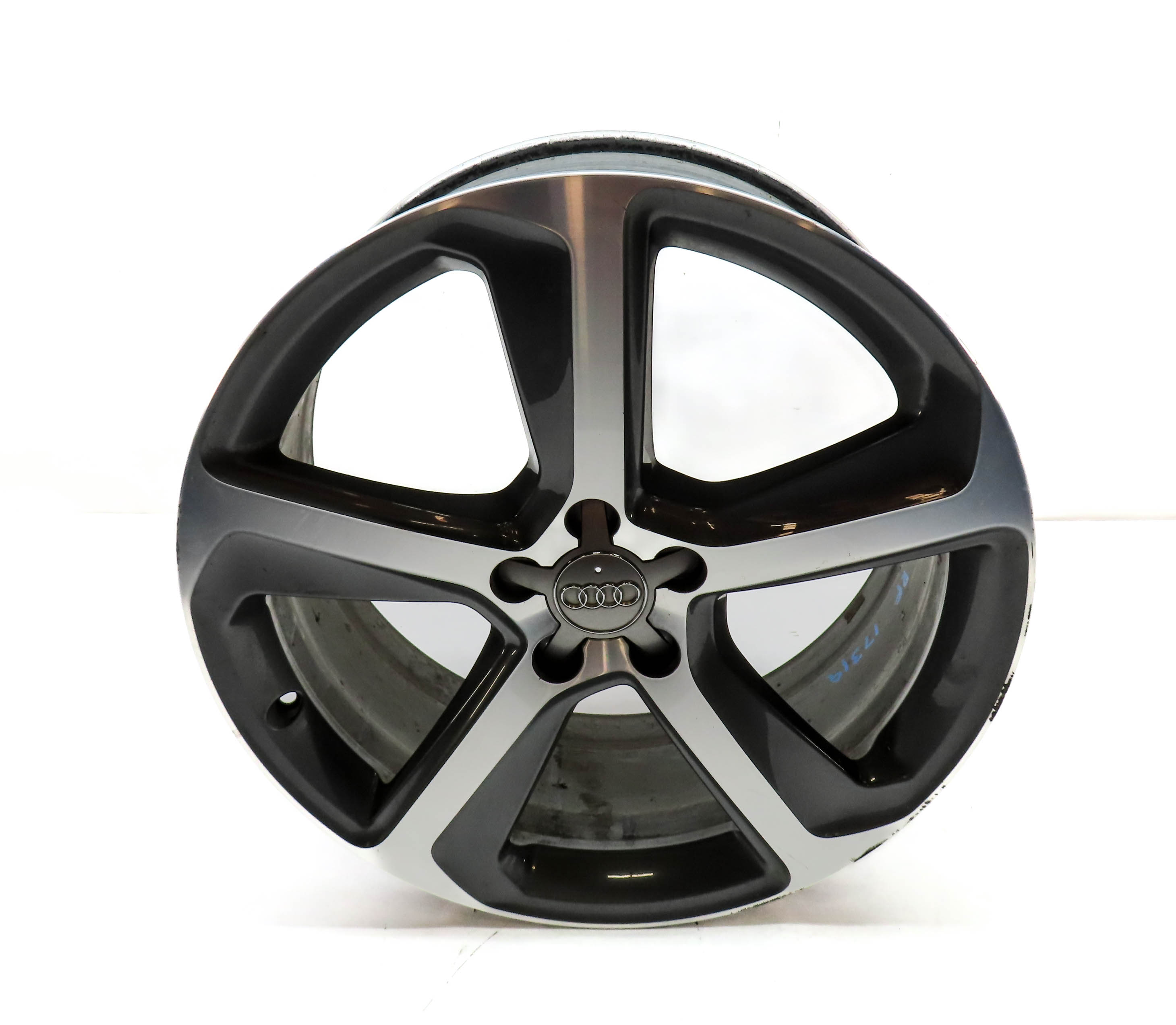 2013-2017 AUDI Q5 (B8 8R) 20x8.5 INCH 5 SWEPT ARM SPOKE ALUMINUM WHEEL RIM  — exact item pictured